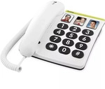 Phone Easy 331ph Wei&szlig; Schnurgebundenes Telefon