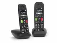 E290A Duo schwarz Schnurloses Telefon