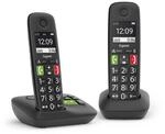 E290A Duo schwarz Schnurloses Telefon