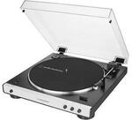 AT-LP60XBT wei&szlig; Vollautomatischer Stereo-Plattenspieler mit Riemenantrieb