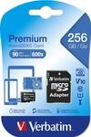 Premium 256GB C10/U1 + Adapter micro SDXC Speicherkarte