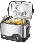 58615 Kompakt Edelstahl Fritteuse