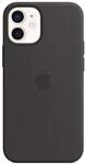 iPhone 12 mini Silikon Case mit MagSafe - Schwarz Handyh&uuml;lle