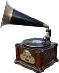 NR917 Eiche rustikal Grammophon-Stereo-Anlage