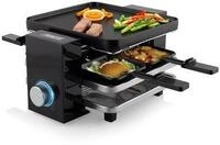 162915 Piano Black 4er Raclettegrill
