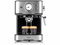 05025 Espresso Select Siebträger-Maschine schwarz/Edelstahl