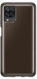 EF-QA125 Soft Clear Cover f&uuml;r Galaxy A12, Black Handyh&uuml;lle