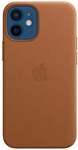 iPhone 12 mini Leder Case mit MagSafe &ndash; Sattelbraun Handyh&uuml;lle