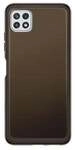EF-QA226 Soft Clear Cover Galaxy A22 5G, schwarz Handyh&uuml;lle