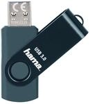 "USB-Stick ""Rotate"", USB 3.0, 128GB, 90MB/s, Petrolblau (00182474)"