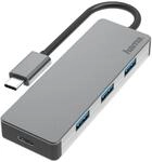USB-C-Hub, 4 Ports, USB 3.2 Gen2, 10 Gbit/s, Alu (00200105)