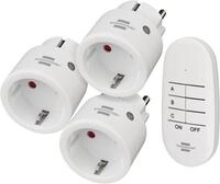 1507070 Comfort-Line Funksteckdosen-Set Mini 3+1