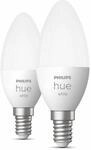 "LED-Lampe ""White Kerze"", E14, Dopplepack, warmwei&szlig; (00212722)"