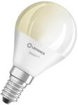 Smarte LED-Lampe WiFi, Tropfen, 5W ersetzt 40W, E14, Warmwei&szlig;, matt (00217491)