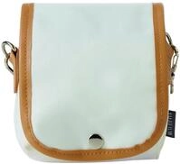 Instax Mini 8 Case + Tragegurt wei&szlig; Sofortbildkamera-Tasche
