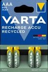 RECHARGE ACCU Recycled AAA, 4er Blister Akku
