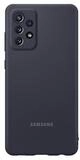 Silicone Cover EF-PA725 f&uuml;r das Galaxy A72, black Handyh&uuml;lle