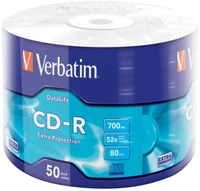 CD-R 700MB, 52x, 50er-Pack CD-Rohlinge