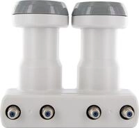 SPS8804531 hellgrau Quad LNB Monoblock