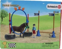 Schleich 42482, Schleich Pony Agility Rennen Spielfiguren-Set