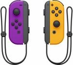 Joy Con 2er Set, lila / orange Nintendo Switch Controller