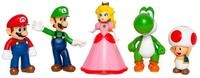 Super Mario Fig. 6,5cm 5er Set Spielfiguren-Set