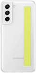 EF-XG990 Slim Strap Cover f&uuml;r Galaxy S21 FE, White Handyh&uuml;lle