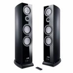 Wireless Aktiv-Lautsprecher Smart Vento 9 S2 schwarz high gloss Set Standlautsprecher