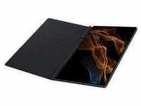 Book Cover für Galaxy Tab S8 Ultra schwarz Tablet-Hülle