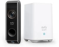 Video T&uuml;rklingel Doorbell Dual Cam 2K Pro batteriebetrieben inkl. HomeBase 2 schwarz