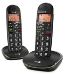 PhoneEasy 100w Duo Schwarz Schnurloses Telefon