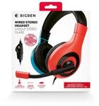 Stereo-Gaming-Headset V1 R+B, Rot/Blau