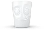 Henkelbecher 350ml - Lecker wei&szlig; Tasse
