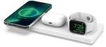 3-in-1-Ladepad mit MagSafe iPhone Serie 12/13, Apple Watch 7, Air Pods wei&szlig;