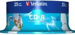CD-R 700MB 52X Printable 25er-Pack CD-Rohlinge