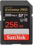 SDXC Extreme PRO 256GB (R200MB/s), + 2 Jahre RescuePRO Deluxe (121597) Speicherkarte