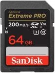 SDXC Extreme PRO 64GB (R200MB/s) + 2 Jahre RescuePRO Deluxe (121595) Speicherkarte