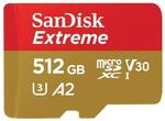 Extreme 512GB (R190MB/s) + Adapter + 1 Jahr RescuePRO Deluxe (121589) micro SDXC