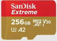 microSDXC Extreme 256GB (R190MB/s) + Adapter, + 1 Jahr RescuePRO Deluxe (121587)