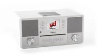 DAB+ Internetradio mit CD-Player AURORA Smartradio Hochglanz-wei&szlig;