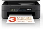 Expression Home XP-2205 Multifunktionsdrucker mit Tinte f&uuml;r 3 Monate, Schwarz
