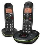 PhoneEasy 105wr Duo Schwarz Schnurloses Telefon