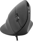 PIAVO Ergonomie Vertikal Maus - USB, schwarz