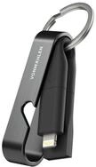 High Six - All-in-One Backup Ladekabel, All Black Multifunktions-USB Kabel