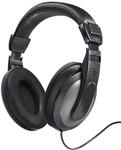 "Fernsehkopfh&ouml;rer ""ShellTV"", Over-Ear, einseitiges, langes Kabel (6 m), Schw