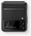 Galaxy Z Flip4 Flap Leather Cover schwarz Handyh&uuml;lle