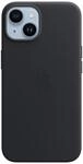 iPhone 14 Leder Case mit MagSafe - Mitternacht (MPP43ZM/A) Handyh&uuml;lle