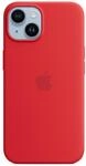 iPhone 14 Silikon Case mit MagSafe - (PRODUCT)RED Handyh&uuml;lle