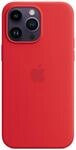 iPhone 14 Pro Max Silikon Case mit MagSafe - (PRODUCT)RED Handyh&uuml;lle