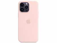 iPhone 14 Pro Max Silikon Case mit MagSafe - Kalkrosa Handyhülle
